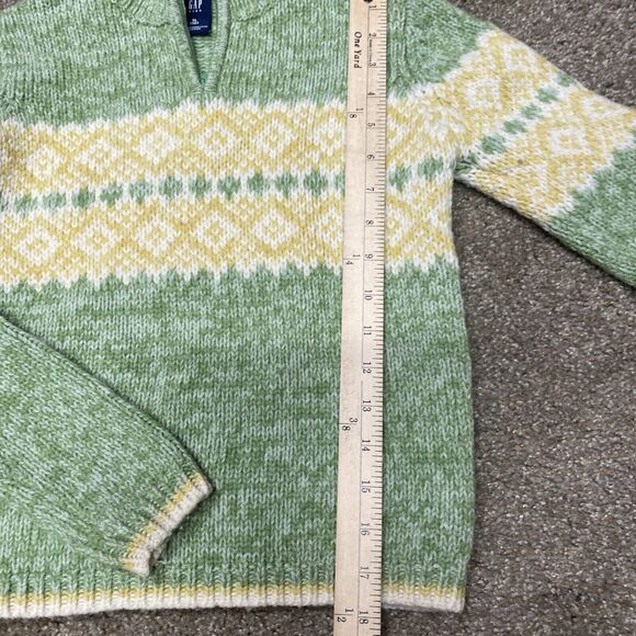 Gap Kids Lambswool Sweater Girls 1/4 Zip Sz XL Sz 12 Long Sleeve Pullover Blend - Picture 5 of 12